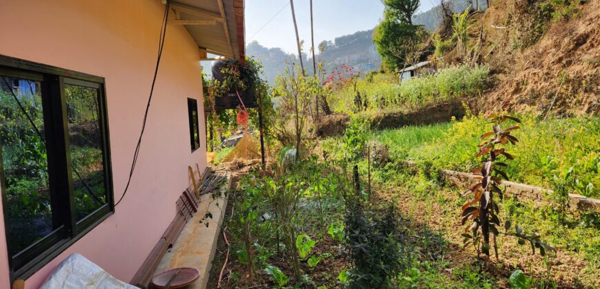 Beautiful 1 Story 5 Aana House with Mountain View in Bansbari, Dakshinkali for 1 Crore Only