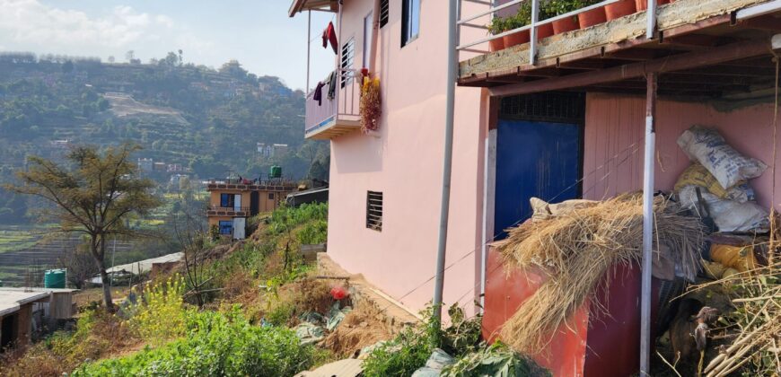 Beautiful 1 Story 5 Aana House with Mountain View in Bansbari, Dakshinkali for 1 Crore Only